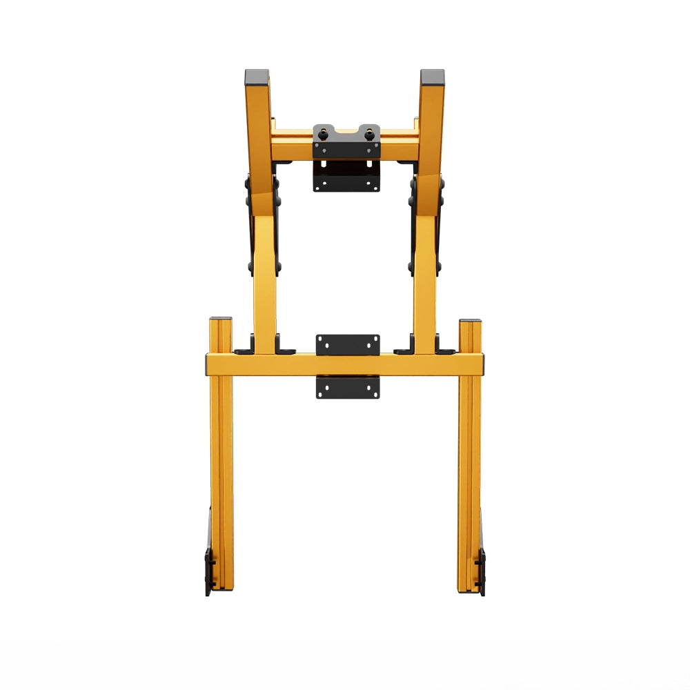 SIMGASM Core Integrated Double Monitor Stand VESA 75/100 in orange, overview