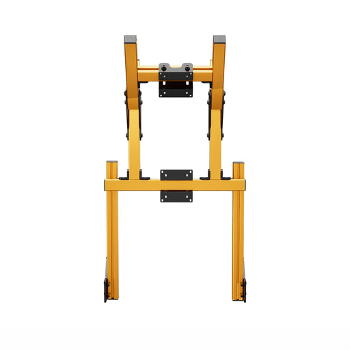 SIMGASM Core Integrated Double Monitor Stand VESA 75/100 in orange, overview
