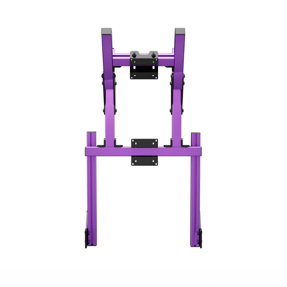 SIMGASM Core Integrated Double Monitor Stand VESA 75/100 in purple, overview