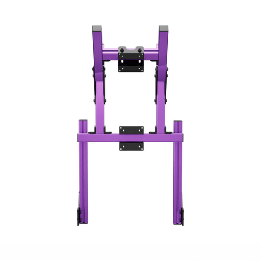 SIMGASM Core Integrated Double Monitor Stand VESA 75/100 in purple, overview