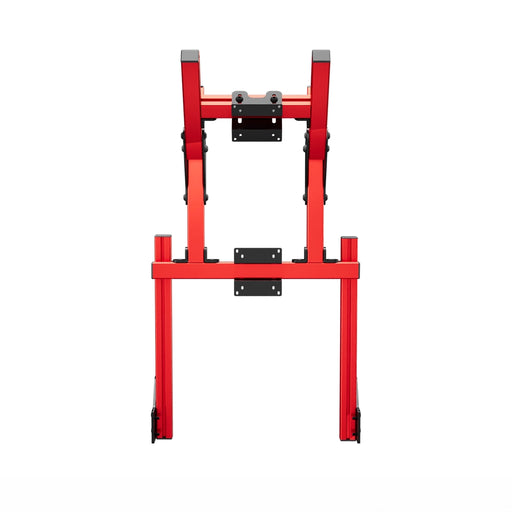 SIMGASM Core Integrated Double Monitor Stand VESA 75/100 in red, overview