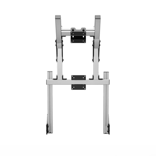 SIMGASM Core Integrated Double Monitor Stand VESA 75/100 in silver, overview