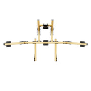 SIMGASM Core Integrated Quad Monitor Stand VESA 75/100 in gold, overview