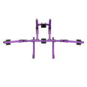 SIMGASM Core Integrated Quad Monitor Stand VESA 75/100 in purple, overview