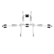 SIMGASM | Core Integrated quad monitor stand vesa 75/100 - White
