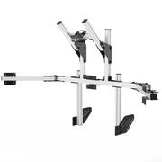 SIMGASM | Core Integrated quad monitor stand vesa 75/100 - White