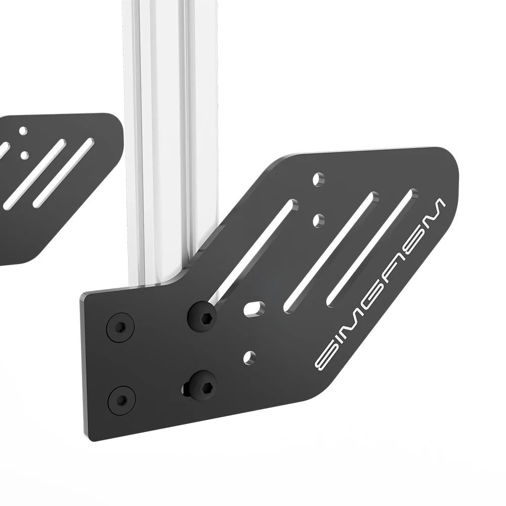 SIMGASM | Core Integrated quad monitor stand vesa 75/100 - White