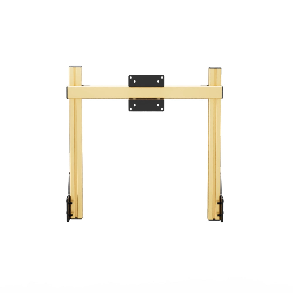 SIMGASM Core Integrated Single Monitor Stand VESA 75/100 in gold, overview