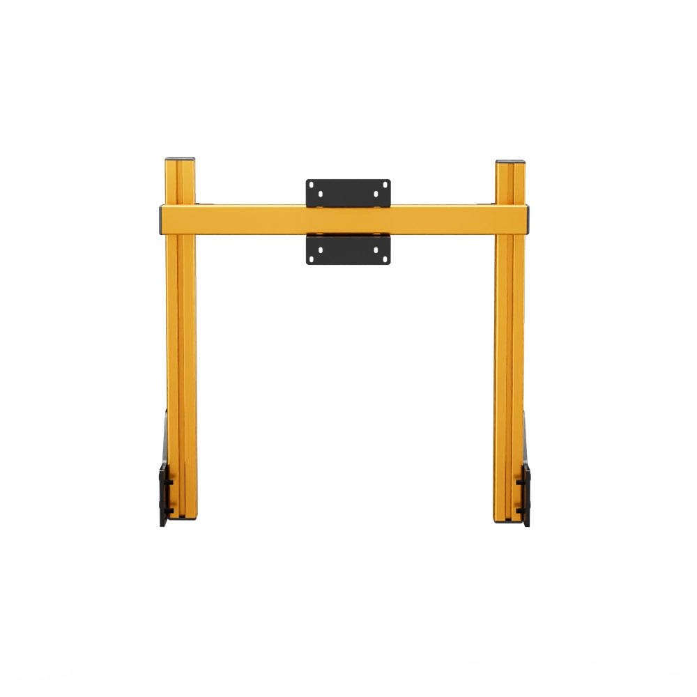 SIMGASM Core Integrated Single Monitor Stand VESA 75/100 in orange, overview