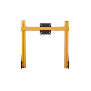 SIMGASM Core Integrated Single Monitor Stand VESA 75/100 in orange, overview