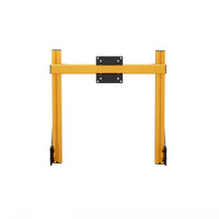 SIMGASM | Core Integrated Single Monitor Stand VESA 75/100 - Orange
