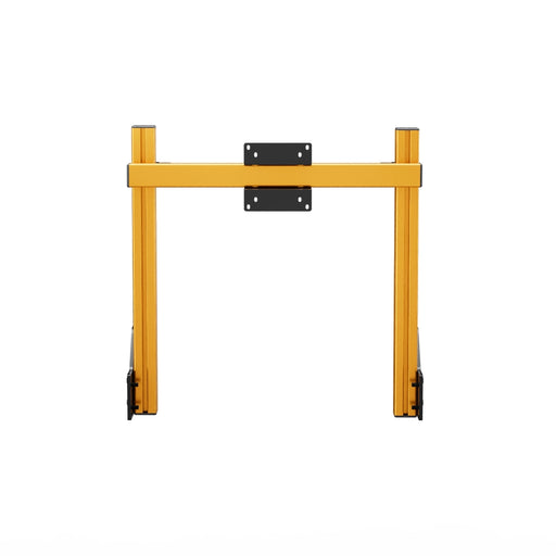 SIMGASM Core Integrated Single Monitor Stand VESA 75/100 in orange, overview