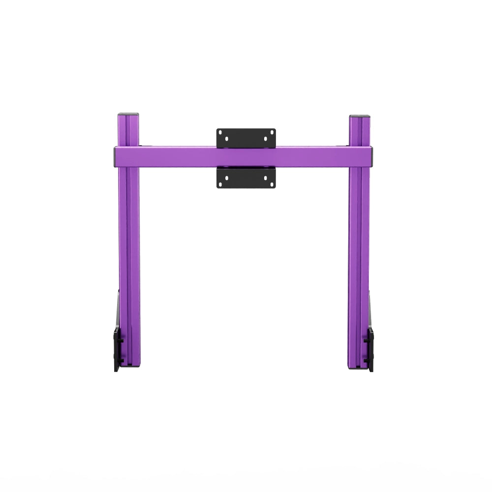 SIMGASM Core Integrated Single Monitor Stand VESA 75/100 in purple, overview