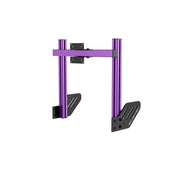 SIMGASM Core Integrated Single Monitor Stand VESA 75/100 in purple, angled view