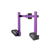 SIMGASM Core Integrated Single Monitor Stand VESA 75/100 in purple, opposite angle