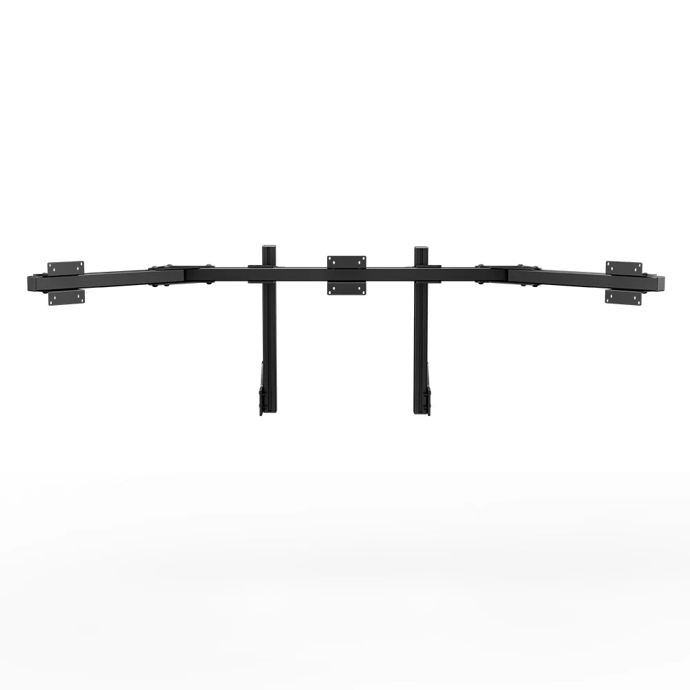SIMGASM | Core Integrated triple monitor stand 75/100 - Black