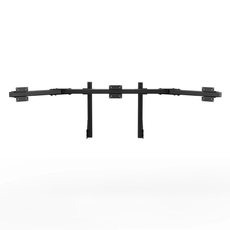 SIMGASM | Core Integrated triple monitor stand 75/100 - Black