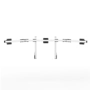 SIMGASM | Core Integrated triple monitor stand 75/100 - White