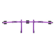 SIMGASM Core Integrated Triple Monitor Stand VESA 75/100 in purple, overview