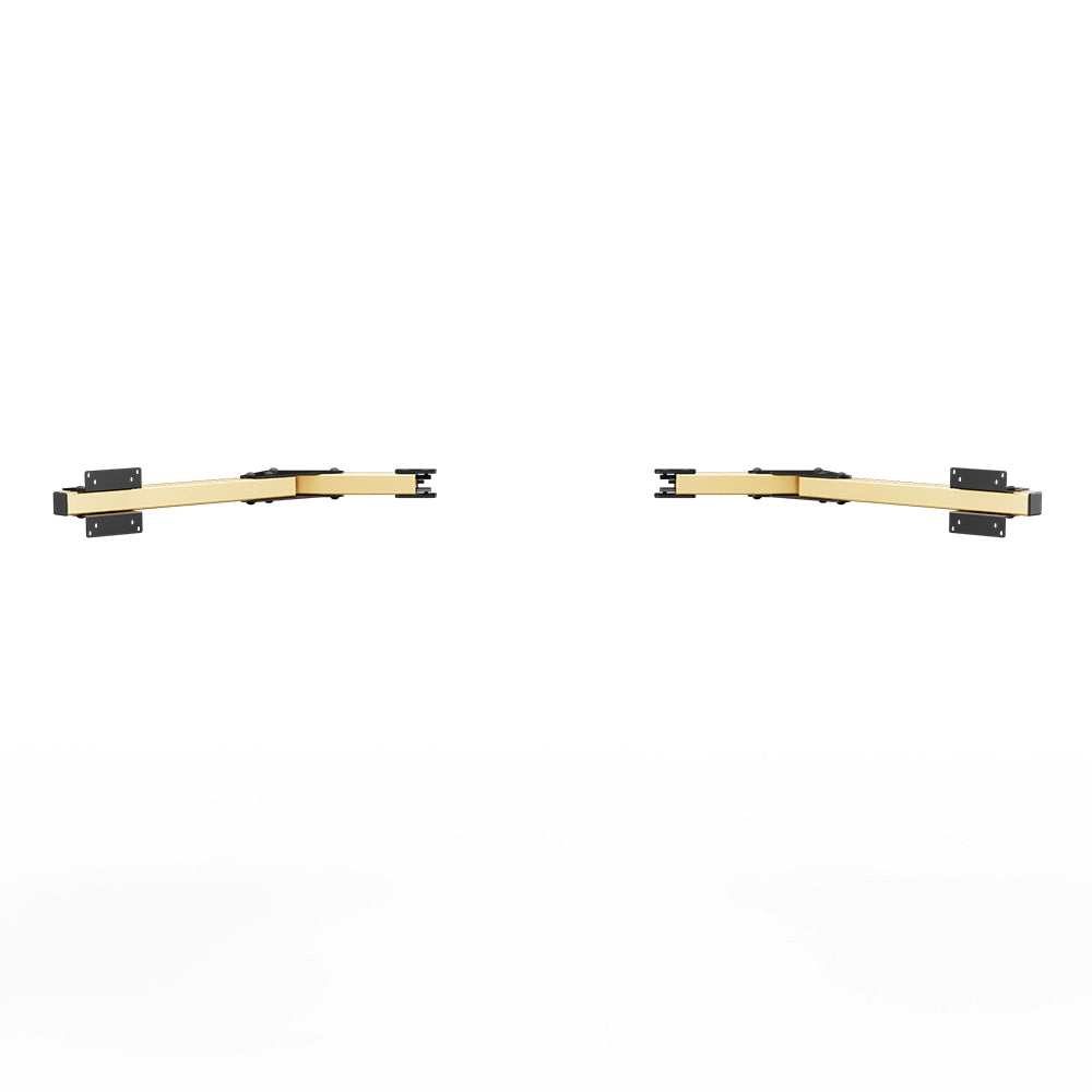SIMGASM Core Monitor Stand Side Arms VESA 75/100 in gold, overview