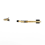 SIMGASM Core Monitor Stand Side Arms VESA 75/100 in gold, opposite angle