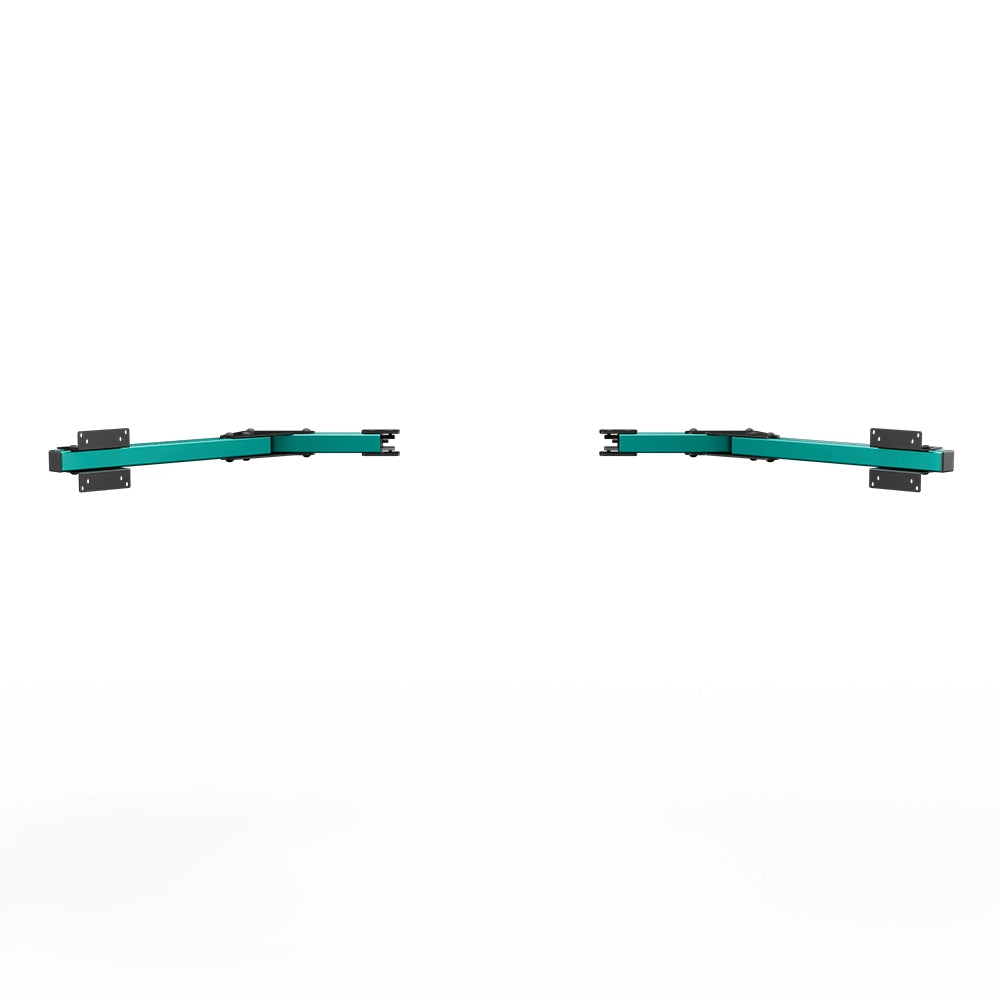 SIMGASM Core Monitor Stand Side Arms VESA 75/100 in green, overview
