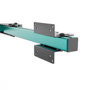 SIMGASM Core Monitor Stand Side Arms VESA 75/100 in green, mounting detail