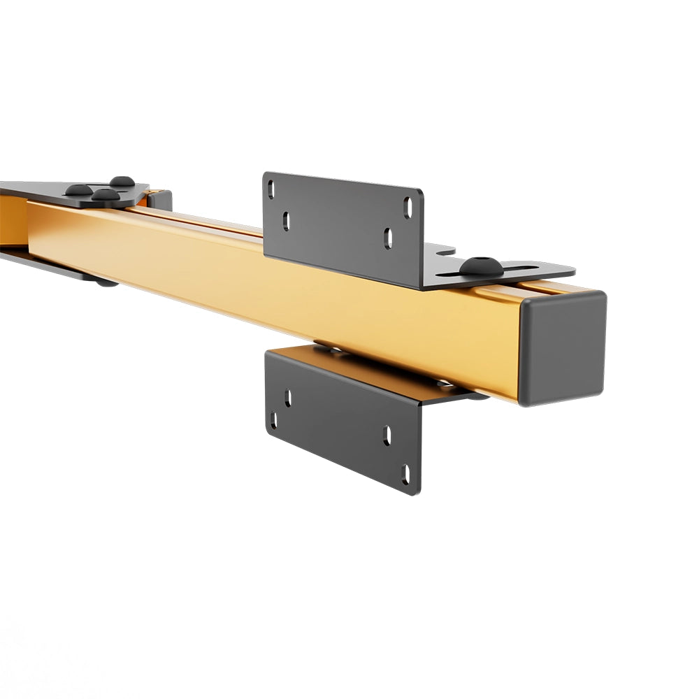 SIMGASM Core Monitor Stand Side Arms VESA 75/100 in orange, mounting detail