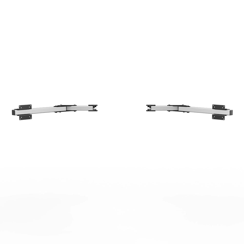SIMGASM Core Monitor Stand Side Arms VESA 75/100 in silver, overview