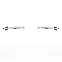 SIMGASM Core Monitor Stand Side Arms VESA 75/100 in silver, overview