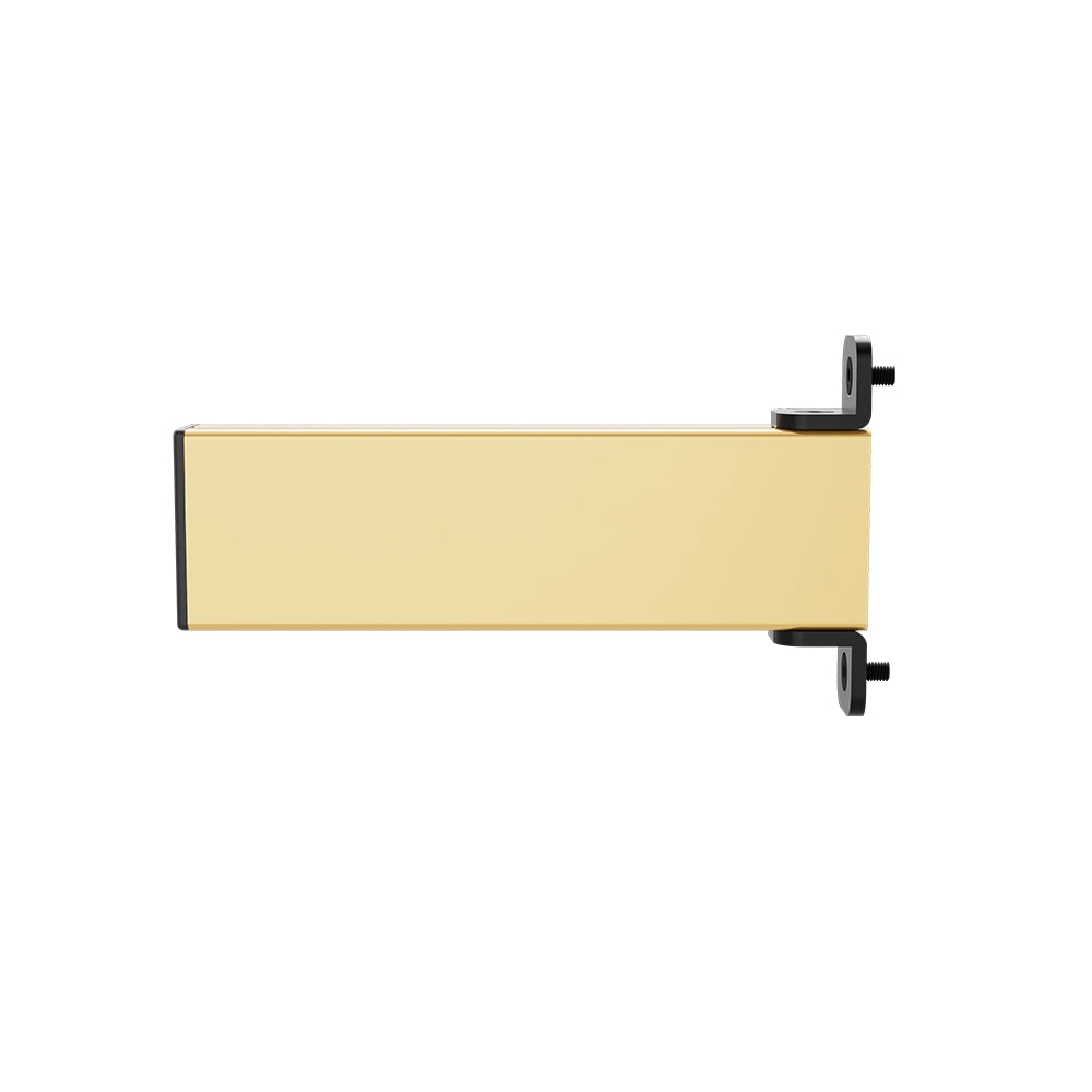 SIMGASM Core gold shifter and handbrake mounting arm, outer side view