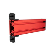 SIMGASM Core red shifter and handbrake mounting arm, angled view with mounting brackets