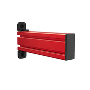 SIMGASM Core red shifter and handbrake mounting arm, profile slots and bracket view