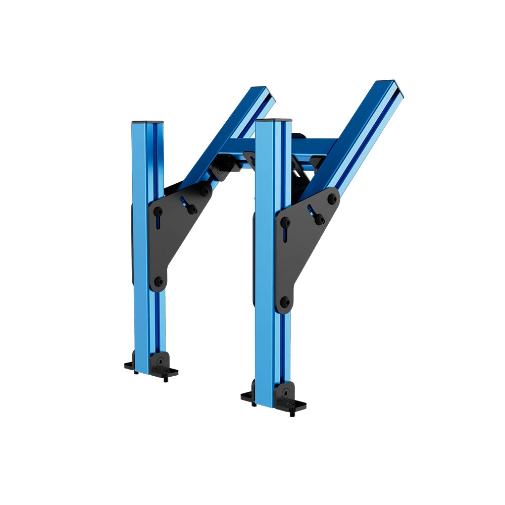 SIMGASM Core Top Monitor Stand VESA 75/100 in blue, opposite angle