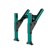 SIMGASM Core Top Monitor Stand VESA 75/100 in green, opposite angle