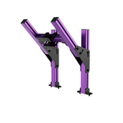 SIMGASM Core Top Monitor Stand VESA 75/100 in purple, angled view