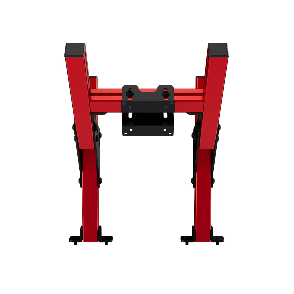 SIMGASM Core Top Monitor Stand VESA 75/100 in red, overview