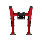 SIMGASM Core Top Monitor Stand VESA 75/100 in red, overview