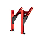 SIMGASM Core Top Monitor Stand VESA 75/100 in red, opposite angle