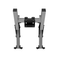 SIMGASM Core Top Monitor Stand VESA 75/100 in silver, overview