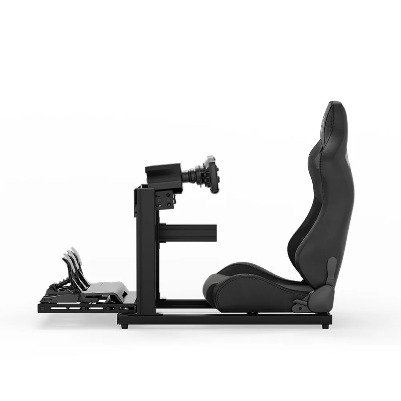 SIMGASM | Hobby Aluminum Sim Racing Cockpit - Black