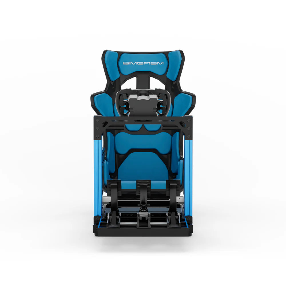 SIMGASM | Hobby Aluminum Sim Racing Cockpit - Blue