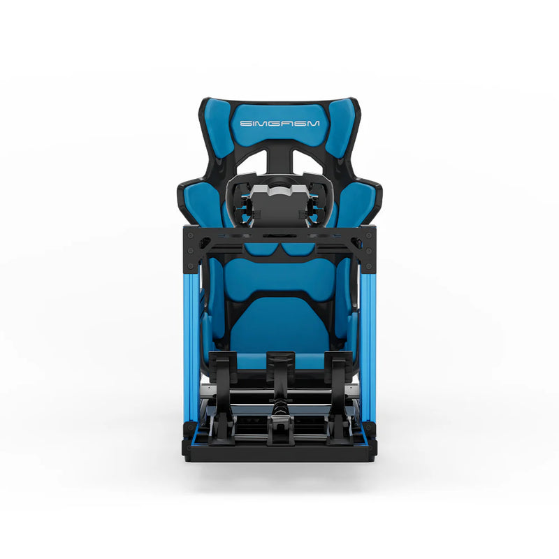 SIMGASM | Hobby Aluminum Sim Racing Cockpit - Blue