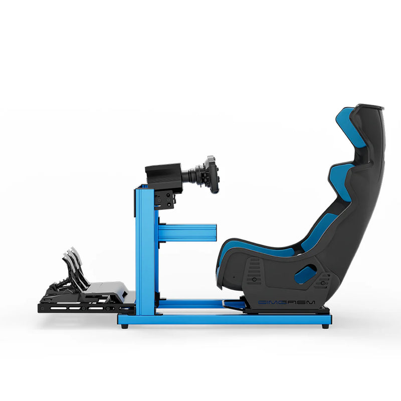 SIMGASM | Hobby Aluminum Sim Racing Cockpit - Blue