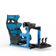 SIMGASM | Hobby Aluminum Sim Racing Cockpit - Blue