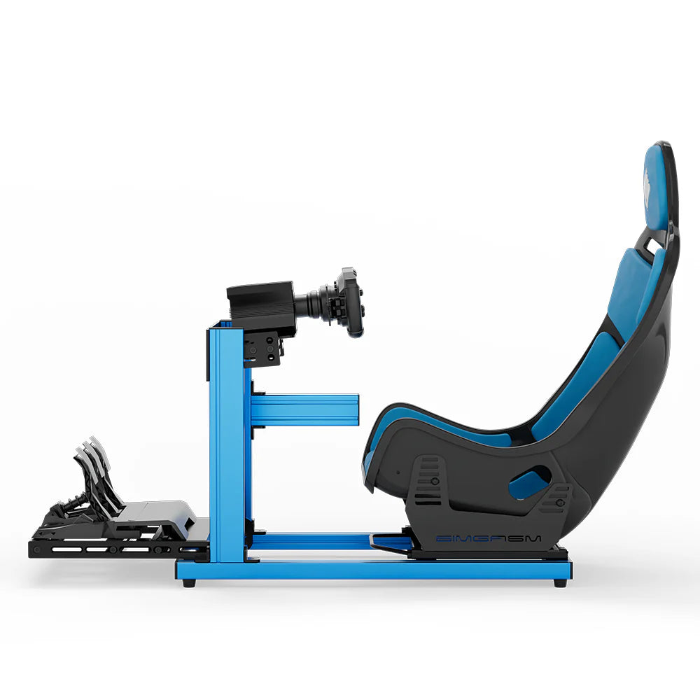SIMGASM | Hobby Aluminum Sim Racing Cockpit - Blue