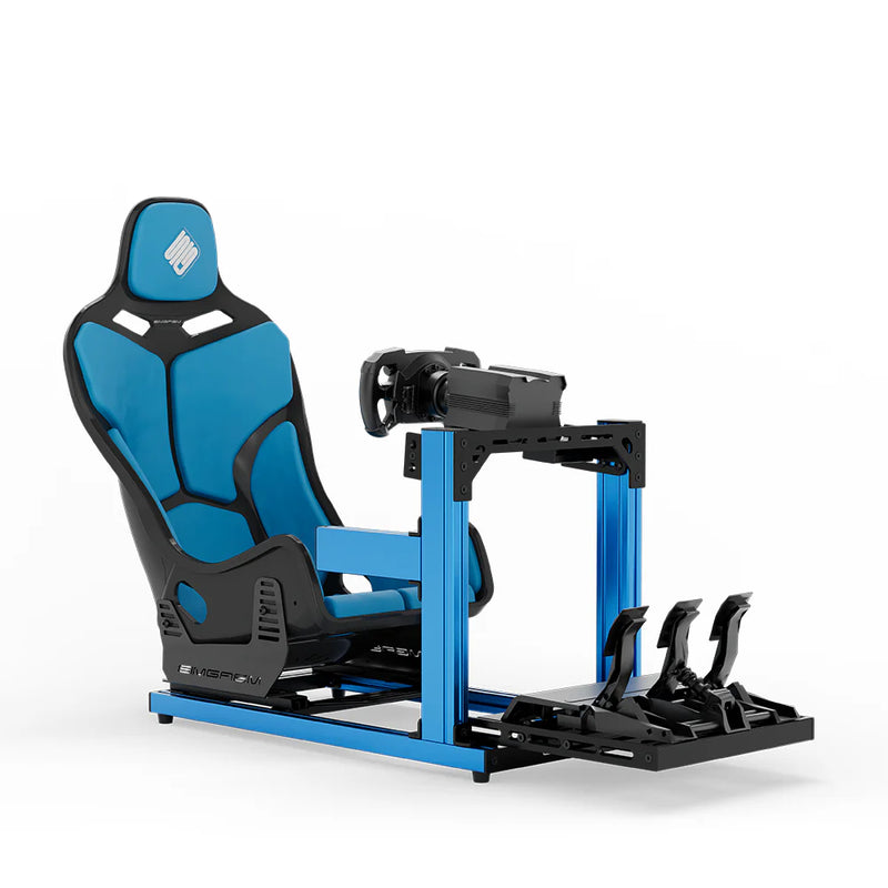SIMGASM | Hobby Aluminum Sim Racing Cockpit - Blue