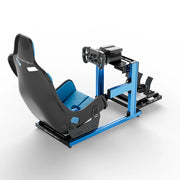 SIMGASM | Hobby Aluminum Sim Racing Cockpit - Blue