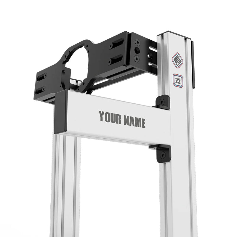 SIMGASM | Hobby Aluminum Sim Racing Cockpit - MARINI - Asetek Front Mount / Add Text & Number - Cockpits