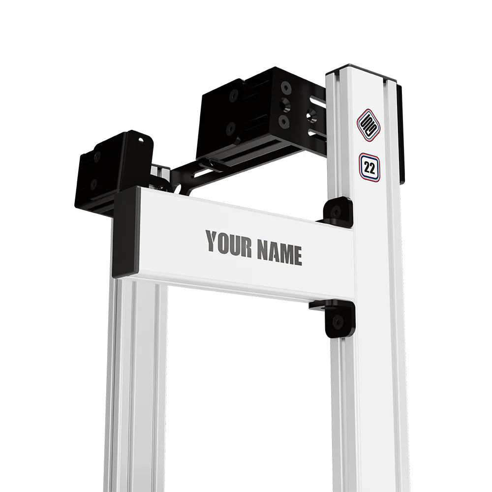 SIMGASM | Hobby Aluminum Sim Racing Cockpit - MARINI - Side Mount / Add Text & Number - Cockpits